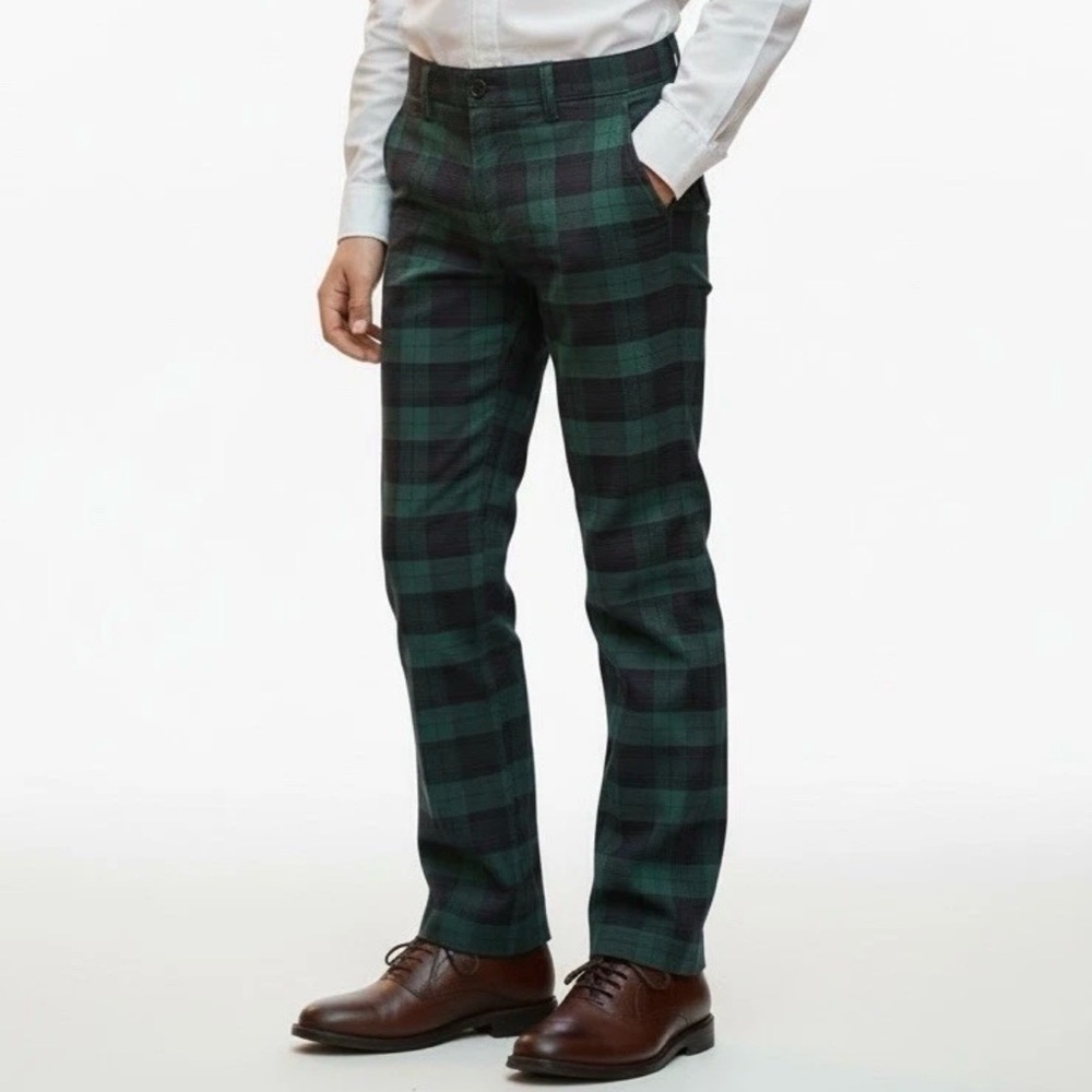 Vineyard Vines Blue and Green Plaid Pants